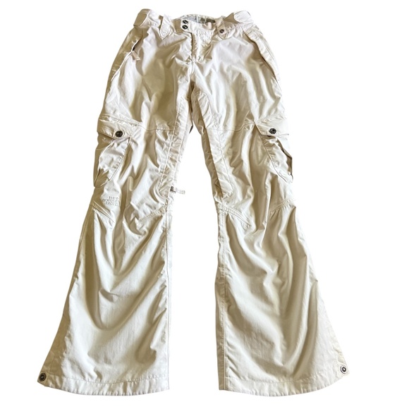 The North Face White T150 T550 Insulated Ski Snowboard Pants Vented  Size S - Picture 1 of 16